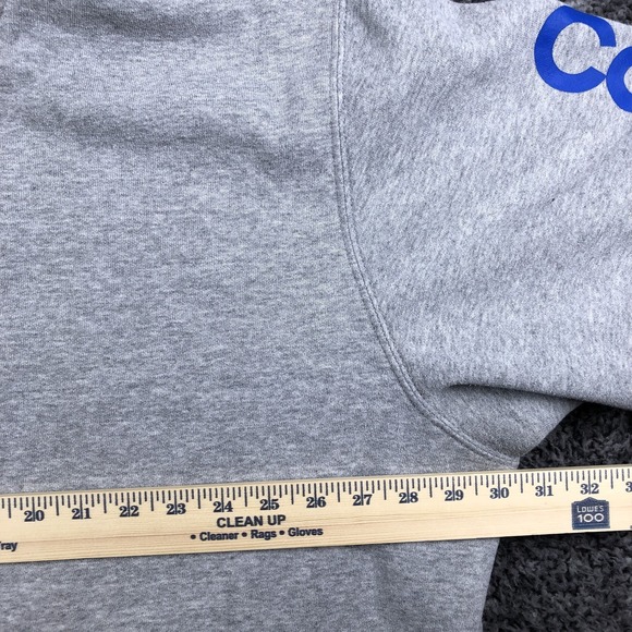 Carhartt Hoodie Mens 3XL Gray Graphic Fleece Pullover Loose Fit Sleeve Logo - Picture 4 of 9